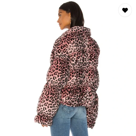 Revolve LPA Pink Sora Leopard Jacket - Picture 3 of 8